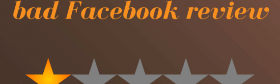 Can I delete a bad Facebook review?