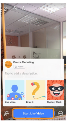 How do I use Facebook Live | Pearce Marketing, East Sussex